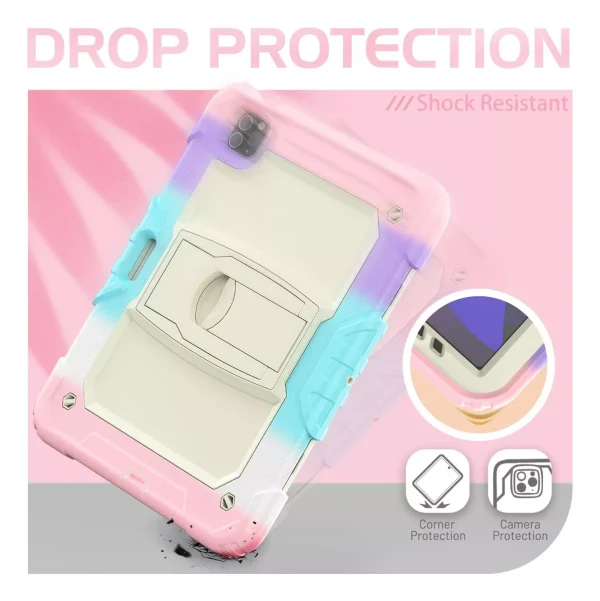 Funda y mica para iPad Air 5 10.9 y Pro 11 Rosa - Imagen 4