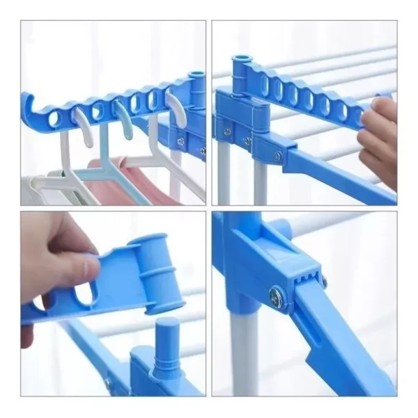 Tendedero plegable de 3 niveles - Imagen 4